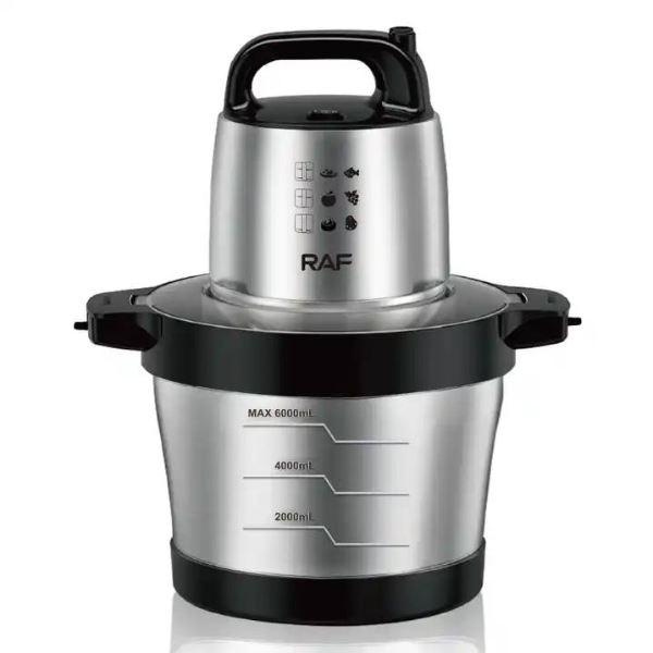 خردکن برقی راف مدل 7008 با کاسه استیل 6 لیتری